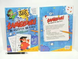 Aksjomat PRINCAS. Kryžiažodžiai, labirintai, 8-12 m., mėlyna