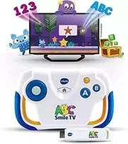 Ecost prekė po grąžinimo VTech ABC Smile TV Mano pirmoji mokomoji žaidimų konsolė 3/7 metų (Atnaujinta)