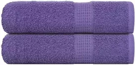Rankšluostis Dušo rankšluosčiai, FROGN, 2 vnt., violetiniai, 70x140 cm, 360 g/m²