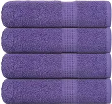 Rankšluostis Dušo rankšluosčiai, FROGN, 4 vnt., violetiniai, 70x140 cm, 360 g/m²