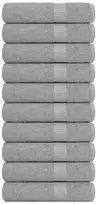 Rankšluostis Dušo rankšluosčiai, FROGN, 10 vnt., pilki, 70x140 cm, 360 g/m²