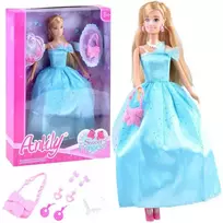 Anlily Jokomisiada princesės lėlė su balių suknele ir auskarais ZA3481NI