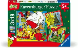 Ravensburger Dėlionė 3x49 vnt. - Grinčas