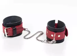 Whips Antrankiai - Raudon's Crazy Horse Cuffs, Maži