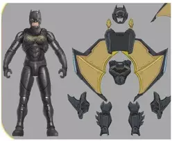 Batman Betmenas - Nuotykiai Sparnų Ataka Betmenas 30 cm (6070532)