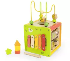 VIGA medinė edukacinė kubas 5in1