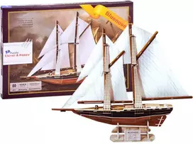 Jokomisiada 3D dėlionė burlaivis BLUENOSE 80 ele ZA2906