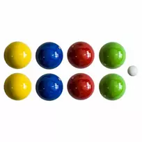 Mediniai žaidimo kamuoliukai 8 vnt. - Boule, Boule, Petanque LONDERO 75 mm