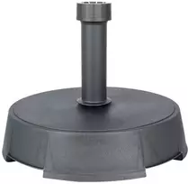 Betoninis pagrindas sodo skėčiui, sunkus antracitas, stovas skėčiui, 25 kg
