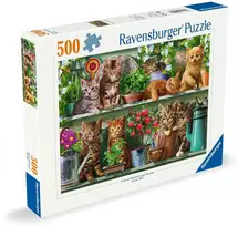 Ravensburger – dėlionės katės lentynoje 500p (12000205)