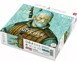Dėlionė Cenega Good Loot Game Art Chronicles galvosūkis: Raganius Geraltas ir Vincentas van Gogas (1000 vienetų)