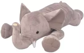 Minkštas pliušinis dramblys, XXL, 95 cm