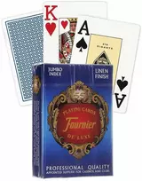 Fournier 818 Linen Finish Pokerio kortos (Mėlyna)