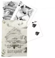 Hobilt Bicycle Arcane Gaff Baltas Ellusionist kortos