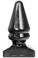 All Black Vinyl Anal Plug 28,5 cm