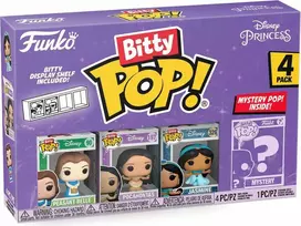 FUNKO Bitty POP! Figūrėlių rinkinys: Disney Princesės, ~3 cm (4 vnt.)