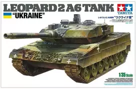 Tamiya Leopard 2A6 „Ukraine“ 1/35 plastikinis tanko modelis 25207