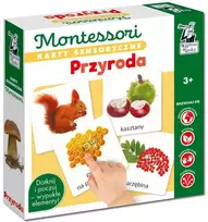Edgard Nature Sensorinės kortelės. Gamtos 3+ Montessori kortelės su iliustracijomis KS1018