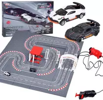 Jokomisiada Bugatti lenktynių trasa su 2 blokais nuotolinio valdymo automobiliais! Labai smagus RC0664