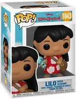 FUNKO POP! Vinilinė figūrėlė: Disney: Lilo & Stitch - Lilo with Scrump, 9 cm