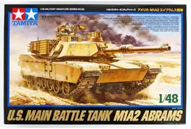 Tamiya JAV kovos tankas M1A2 Abrams 1/48 plastikinis modelis (32592)