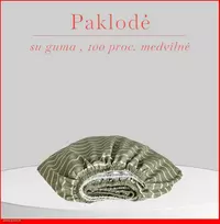 Paklodė su guma 100/140/160/180/200x200+20cm. - 180x200+20cm.