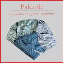 Paklodė su guma 100/140/160/180/200x200+20cm. - 140x200+20cm.