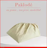 Paklodė su guma 100/140/160/180/200x200+20cm. - 180x200+20cm.