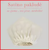Satino paklodė su guma 100/140/160/180/200x200+20cm. - 180x200+20cm.