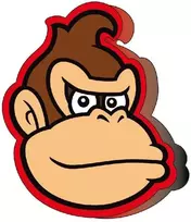 Nintendo Super Mario Bros Donkey Kong 3D cushion