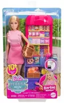 Mattel Barbie Barbė – draugystės receptas Malibu pirkinių rinkiniui – (960-2516)