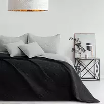Lovatiesė juoda ir sidabro spalvos Restilo
