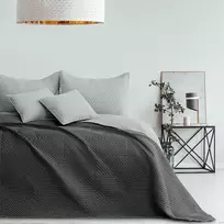 Dvipusė lovatiesė AmeliaHome SOFTA 220 x 240 cm, spalva: pilka