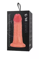 Toyfa Realistic dildo kalibras 18/5, PVC, minkštimas, ilgis 18 cm, skersmuo 5 cm