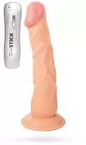 RealStick TOYFA Nude realistinis vibratorius, 7 vibracijos režimai, 22,5 cm