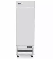 Šaldiklis Hendi Kitchen Line nerūdijančio plieno šaldymo spinta 1 durų GN2/1 260W 580L