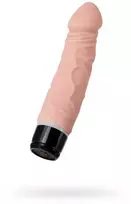 Toyfa A-TOYS, tikroviškas kelių greičių vibratorius, silikonas, vibracijos režimai, 15,9 CM