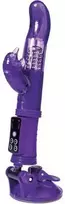 Toyfa A-TOYS, Vibratorius su klitorio stimuliatoriumi, TPR, violetinė, 22,5 cm