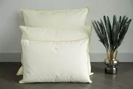 MIEGO GURU Pūkinė pagalvė 20% žąsų pūkų "ECO" 60x60cm (1100g.)