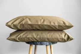 Patalynės komplektas MIEGO GURU PREMIUM satino pagalvės užvalkalas " Royal Olive" (TC300) 70x80cm
