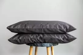 Patalynės komplektas MIEGO GURU PREMIUM satino pagalvės užvalkalas " Ash Gray" (TC300) 70x80cm