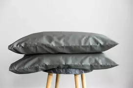 Patalynės komplektas MIEGO GURU PREMIUM satino pagalvės užvalkalas " Dark sage žalias" (TC300) 60x60cm