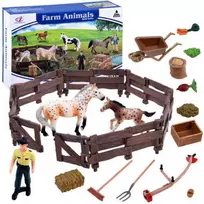Figūrėlių rinkinys "Žirgų aptvaras"