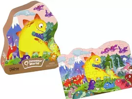 Puzzle Dėlionė LeanToys Dinozaurų Slėnis, 48 detalių