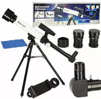 Mokomasis astronominis teleskopas vaikams ant trikojo