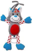 Baby Mix pliušinis žaislas su žaislų mašina Baby Mix katė