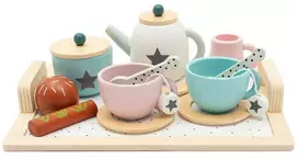 Vaikiškas medinis arbatos rinkinys Montessori Baby Mix