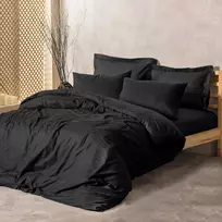 Cotton Box ‘Siyah’ Medvilnės patalynės komplektas - 200 x 220 cm