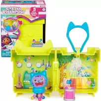 Pokój Gabby's Dollhouse Cat House DJ Catnip figūrėlė + Minibox kambario raktų pakabukas