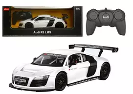 Rastar Nuotolinio Valdymo Audi R8 Sportinis Automobilis 1:18, Baltas